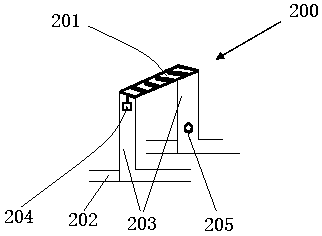 Battery car sharing parking system, electric control brake device thereof and car parking and picking-up method