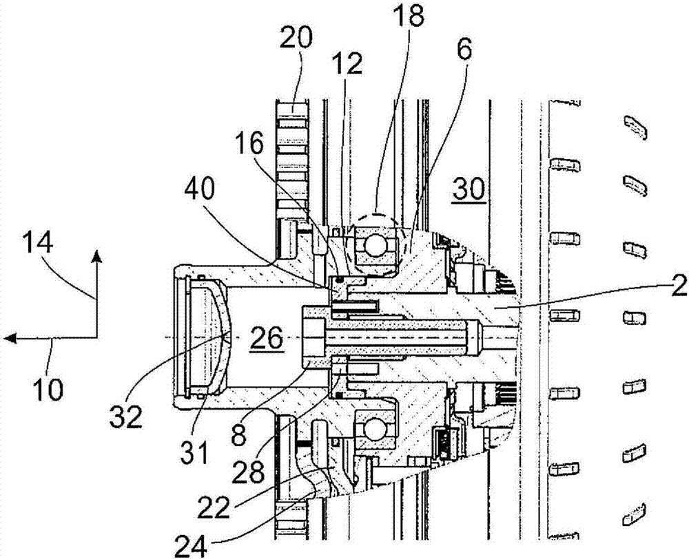 Fixing element for fixing turbine hub and method of assembling a hydrodynamic torque converter