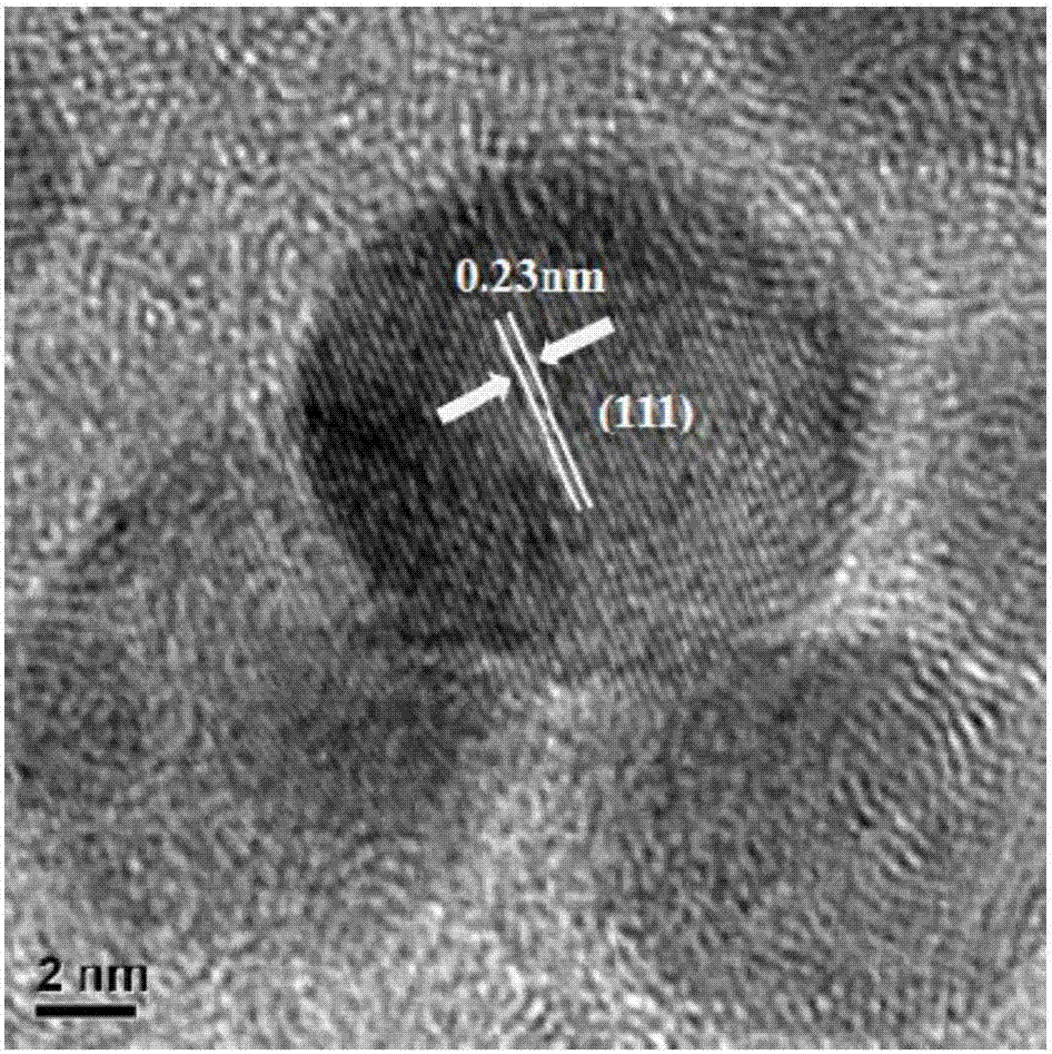 Supported noble metal nanoparticle composite material and preparation method thereof