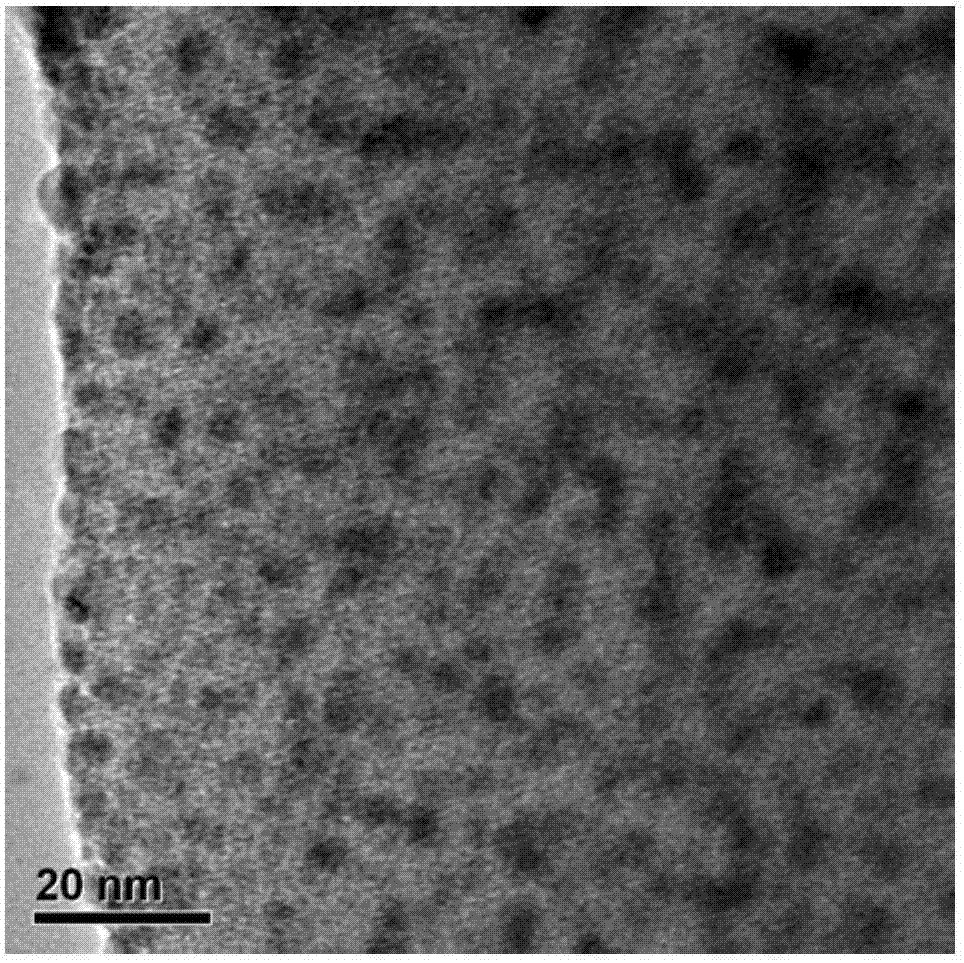 Supported noble metal nanoparticle composite material and preparation method thereof