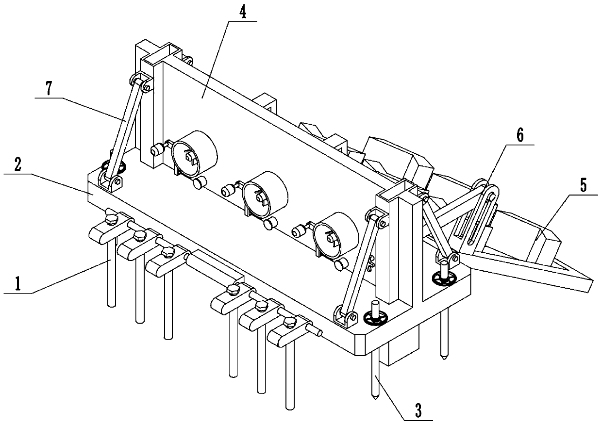 Slope protection device for preventing and treating water and soil loss