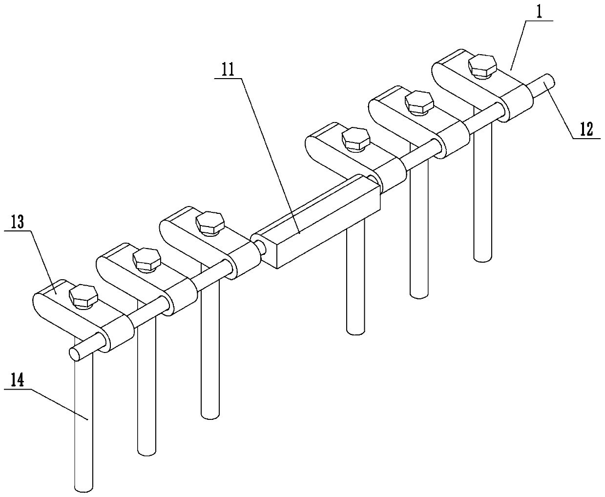 Slope protection device for preventing and treating water and soil loss