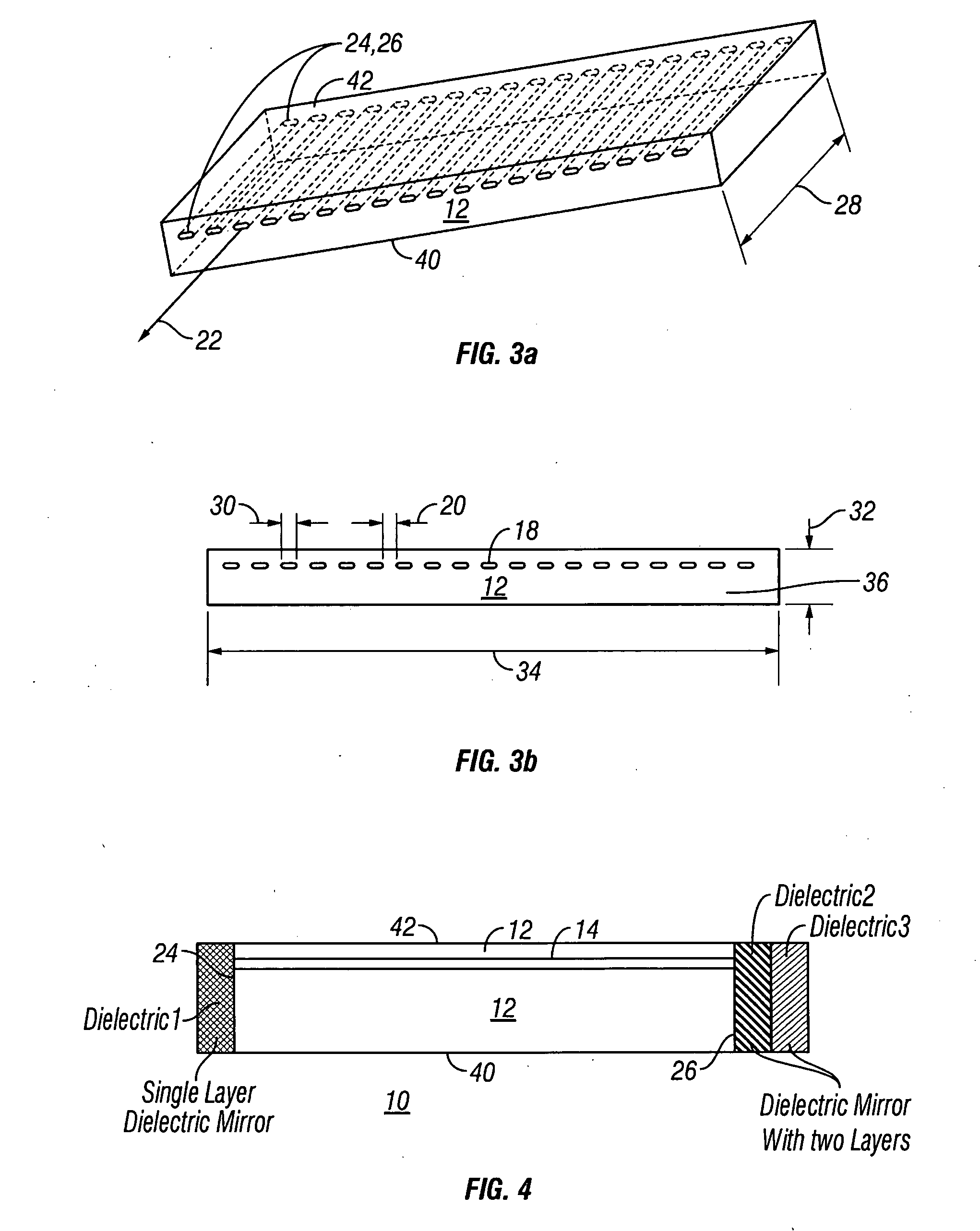 Laser diode arrays with reduced heat induced strain and stress