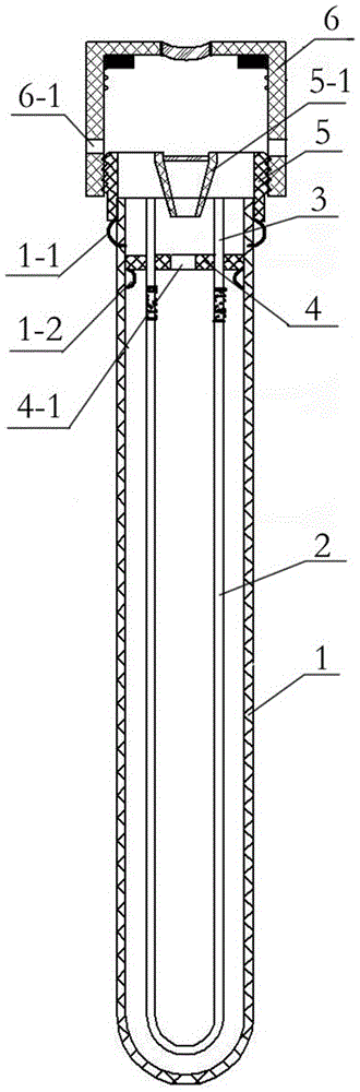 Safe biological sample pretreatment device and method integrating collection and processing