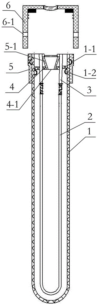 Safe biological sample pretreatment device and method integrating collection and processing