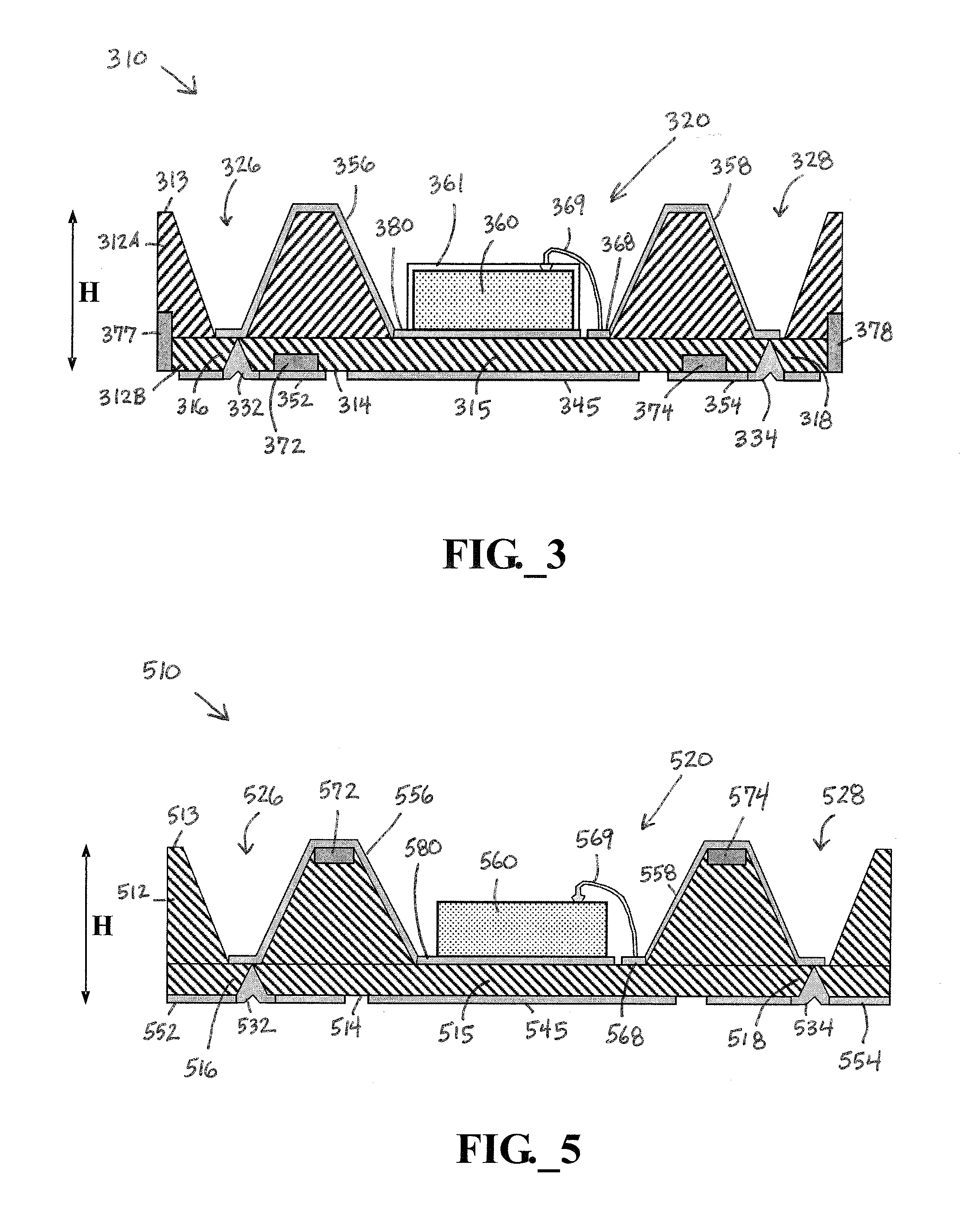 Microscale optoelectronic device packages