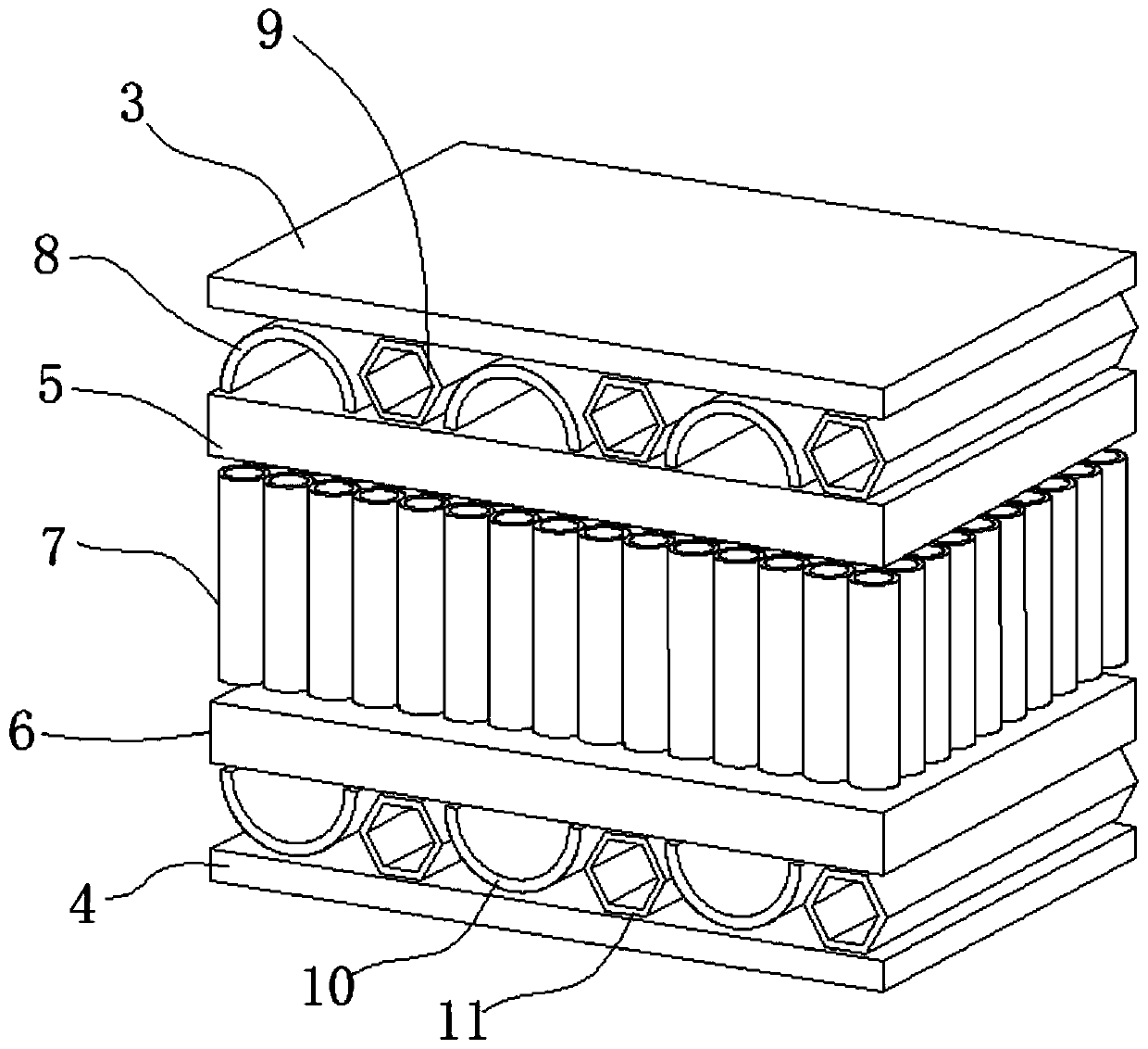 Corrugated paper box with high compressive strength and preparation process thereof