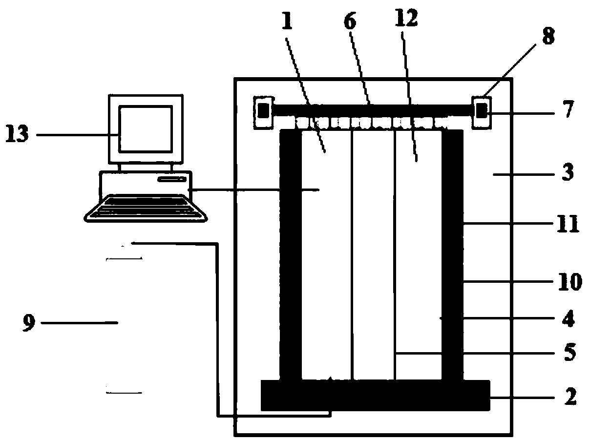 Device and method for measuring seismic wave velocity and electromagnetic attenuation in hydrate-bearing sedimentary medium