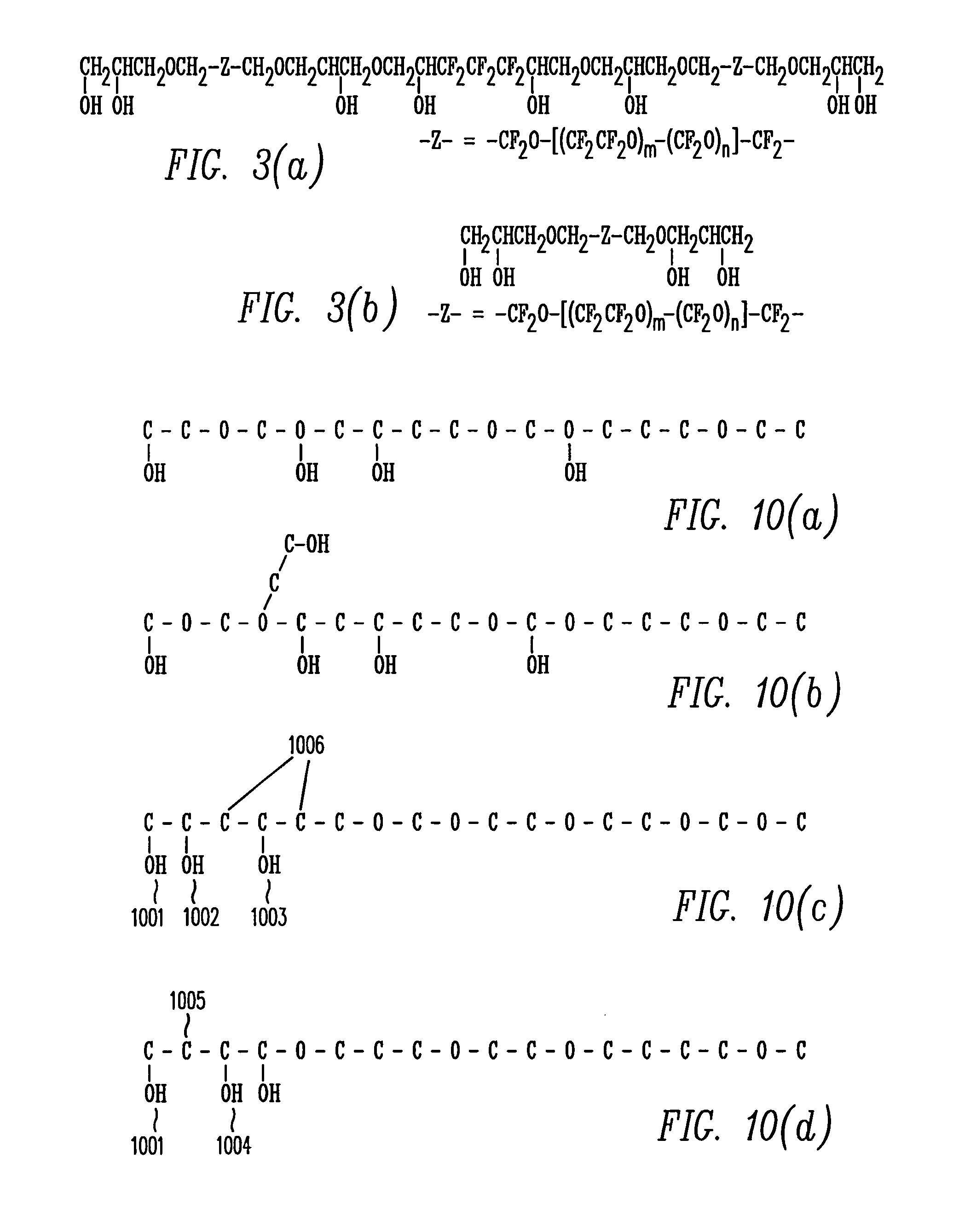 Lubricant with non-terminal functional groups