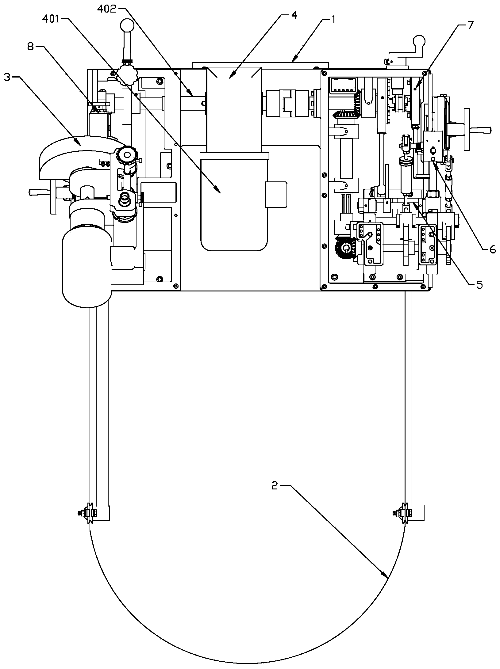 Saw tooth automatic machining device for band saw