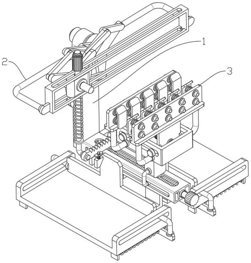 Rapid groove broaching equipment for wooden stool plate of woodworking workshop for children