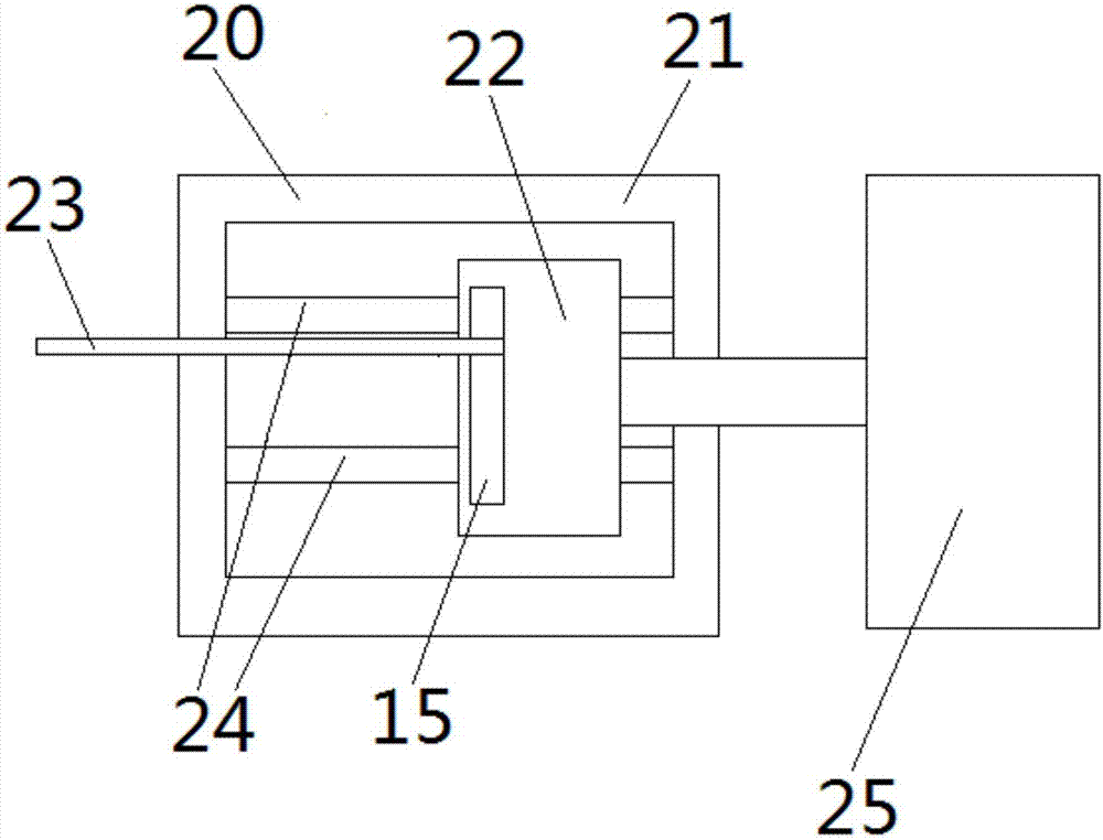 Cement packaging bag processing device