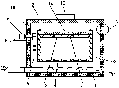 Efficient wood industry board drying device