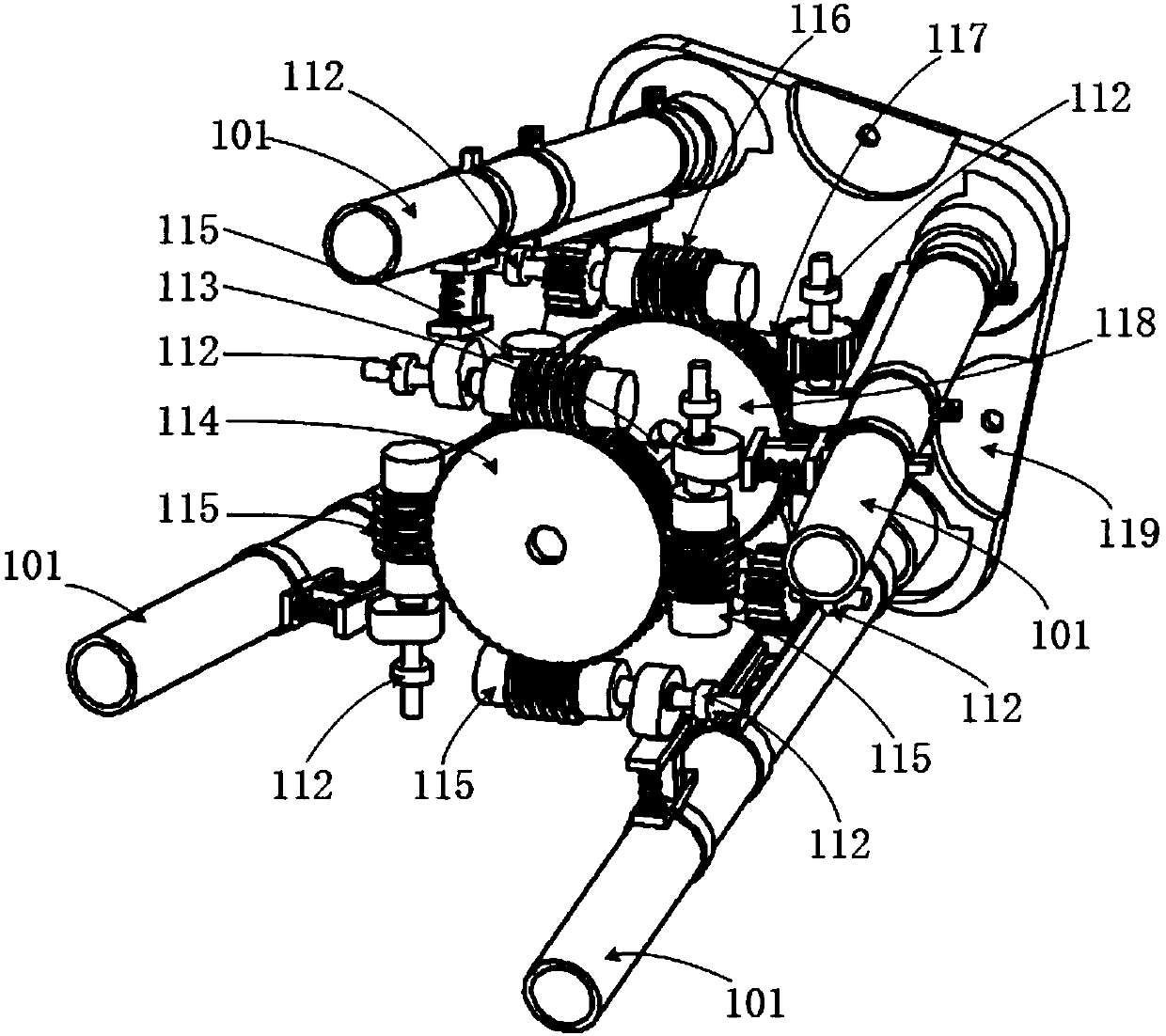 Rotor craft tossing and capturing device for moving target in air