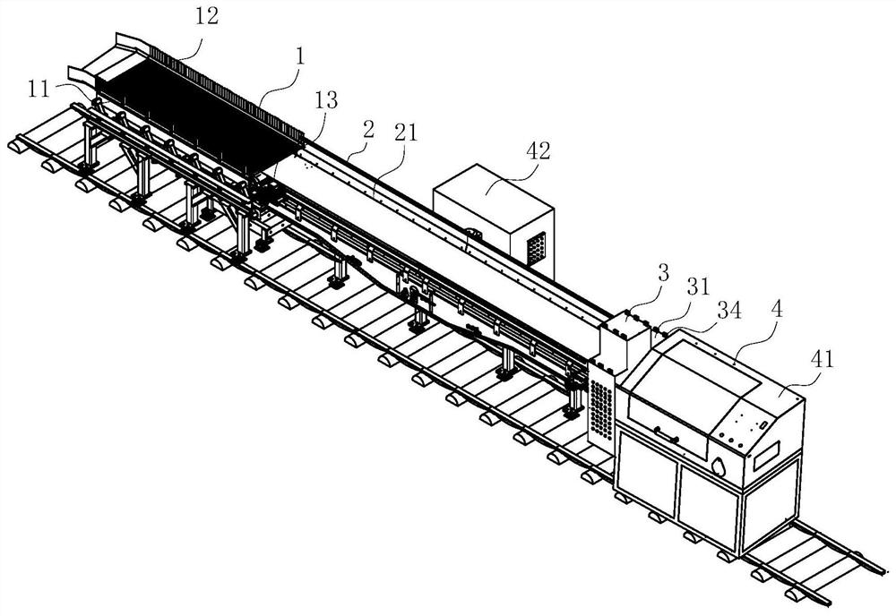 A mobile gangue photoelectric sorting robot