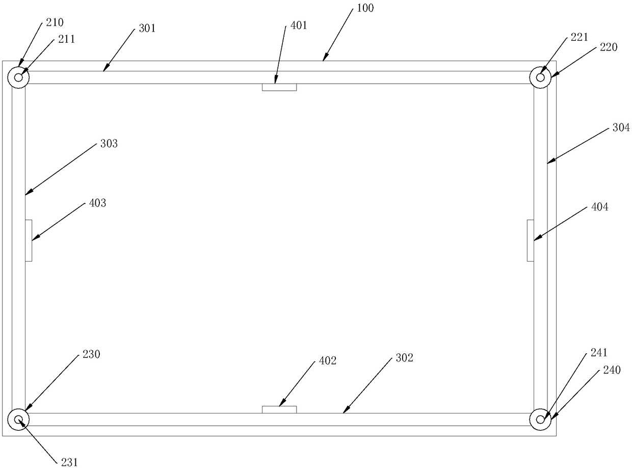 Laser TV with focusing device, and focusing method thereof