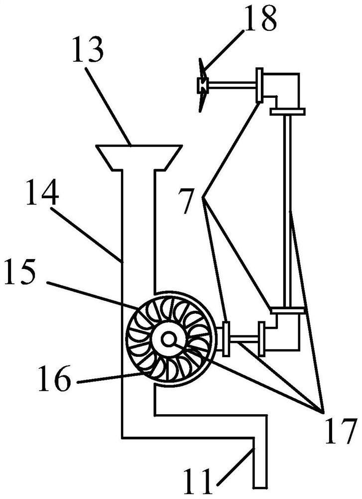 Containment built-in efficient heat exchanger adopting self-flowing type air blowing system