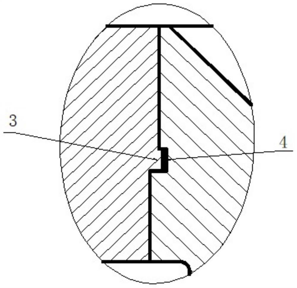 Fabricated roller thrust ring and manufacturing method thereof