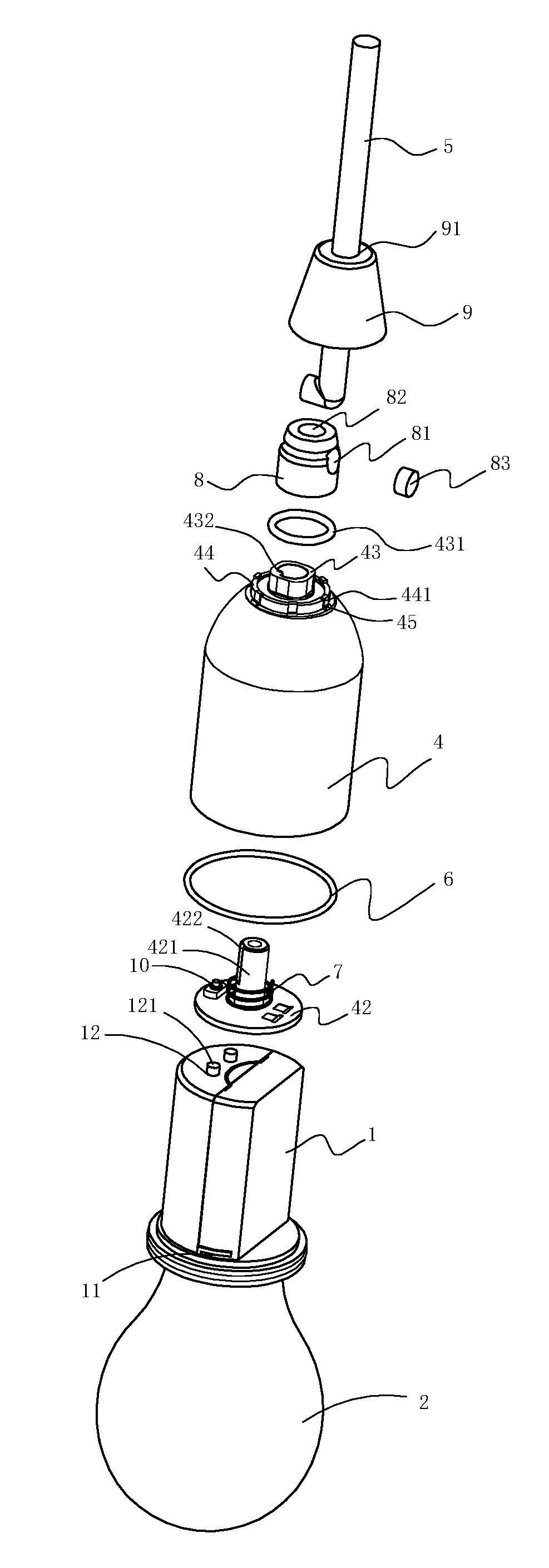 Suspended Bulb Lamp