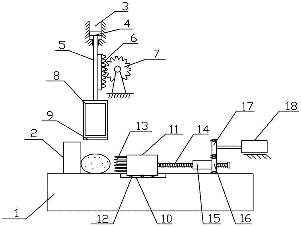 Quick potato flower cutter