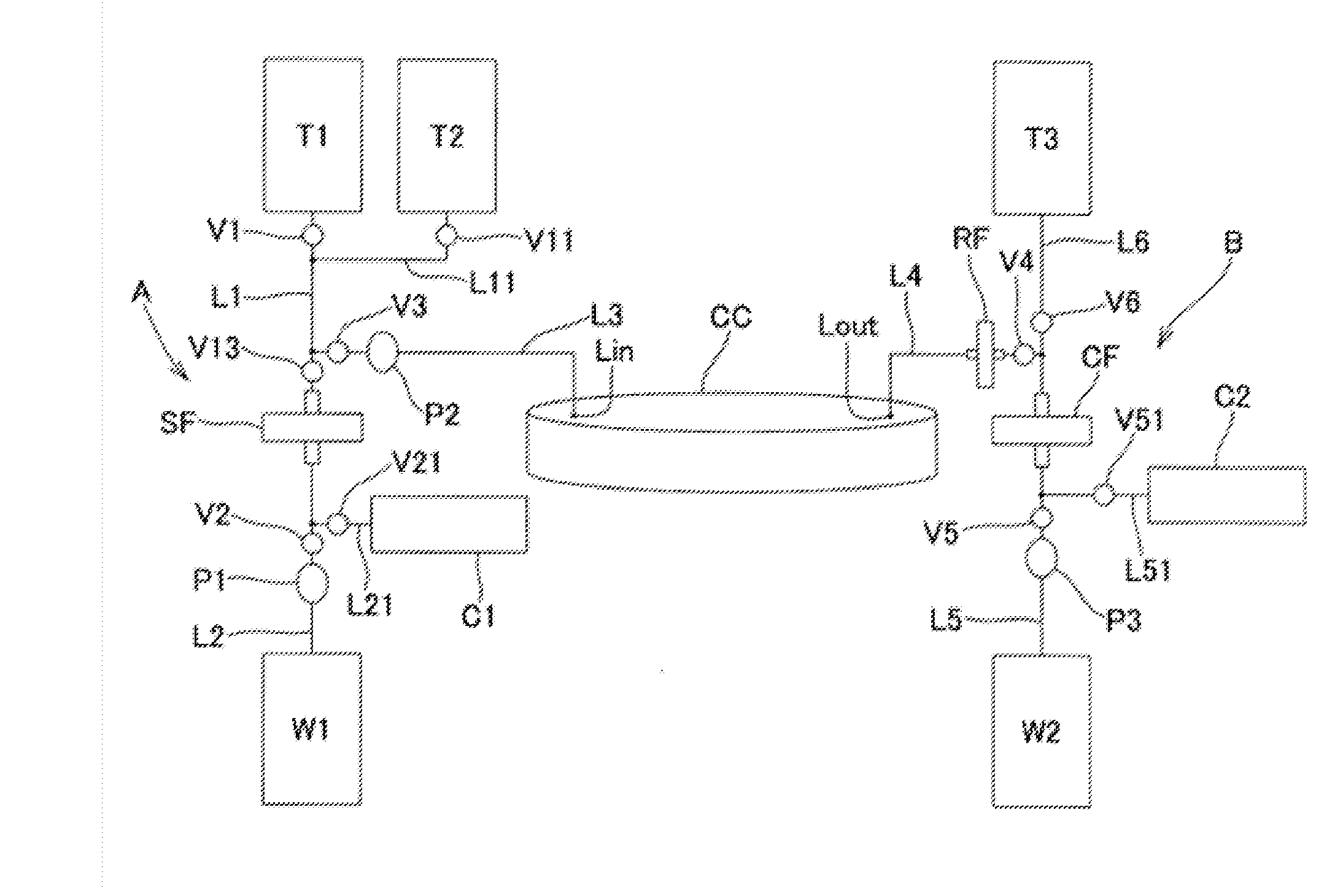 Disposable set for cell culture, cell culture device and cell preparation method