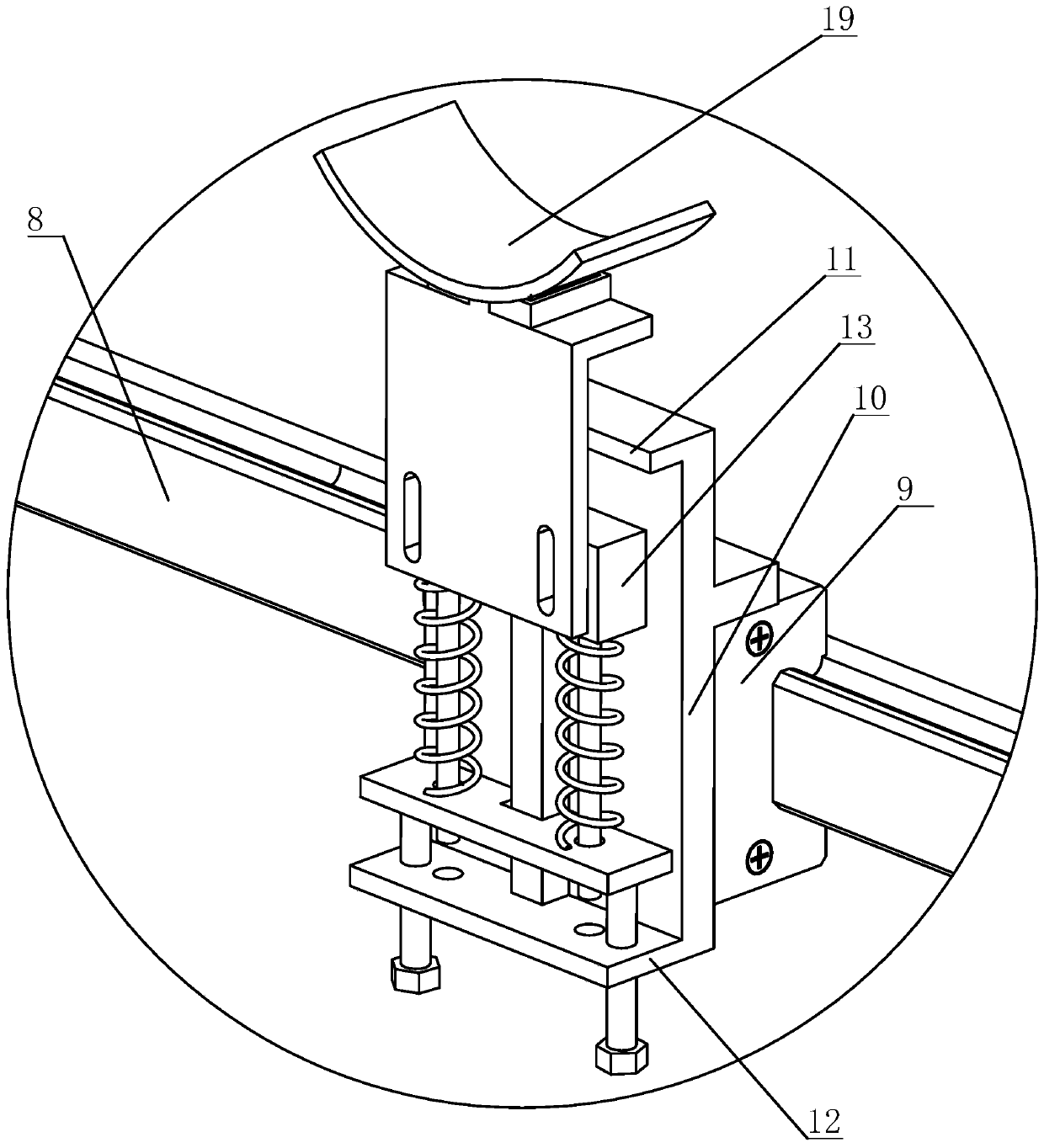 Piano teaching finger training device