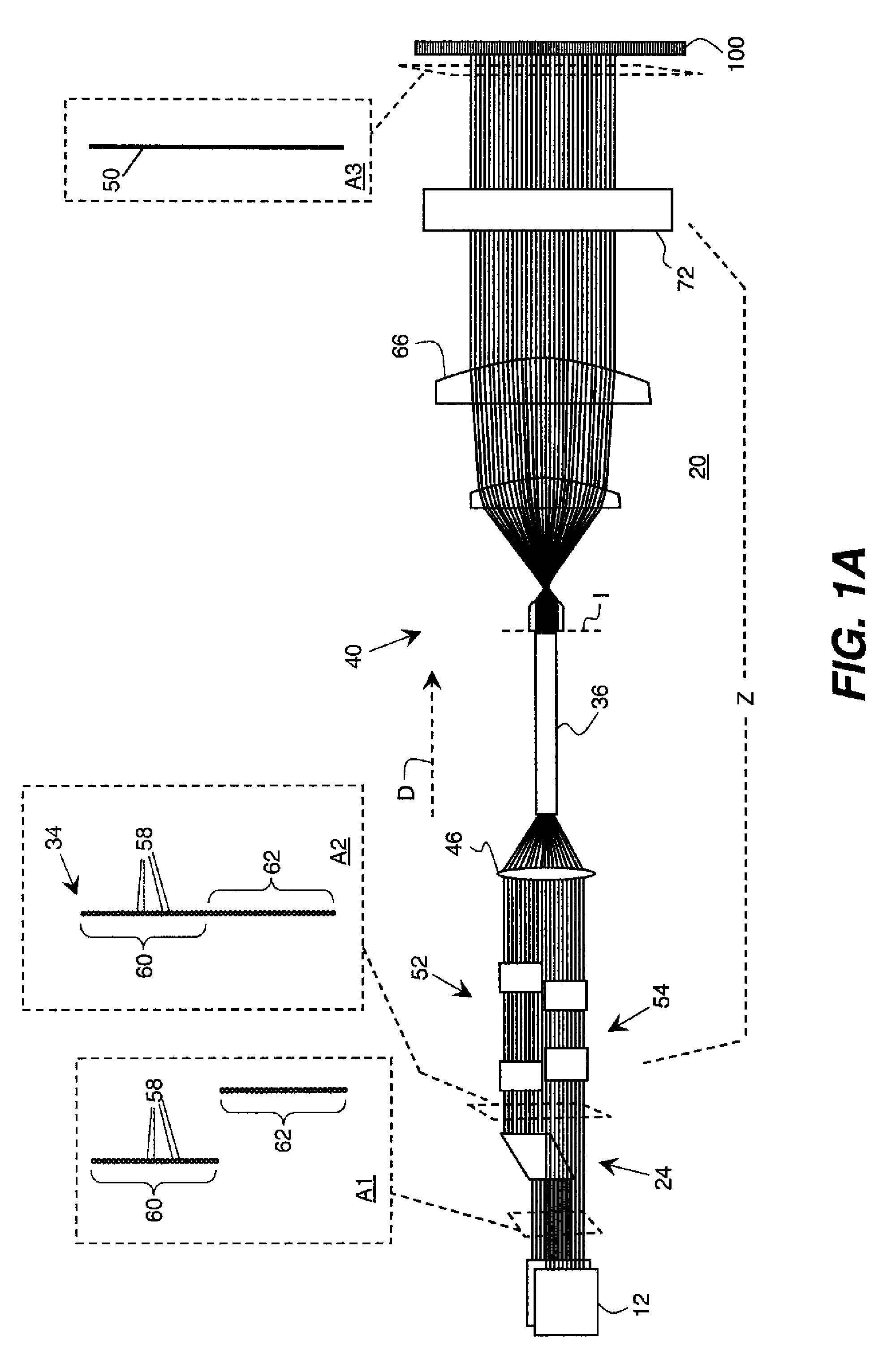 Line illumination apparatus using laser arrays