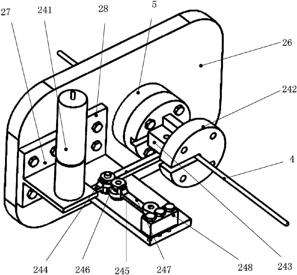 Guide wire intervention device for minimally invasive intervention surgical robot