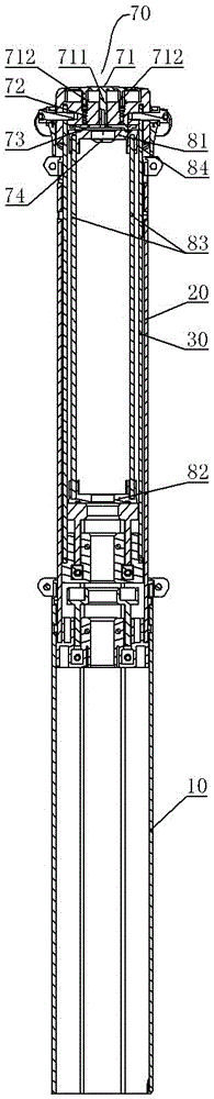 Multi-section pipe sleeve structure