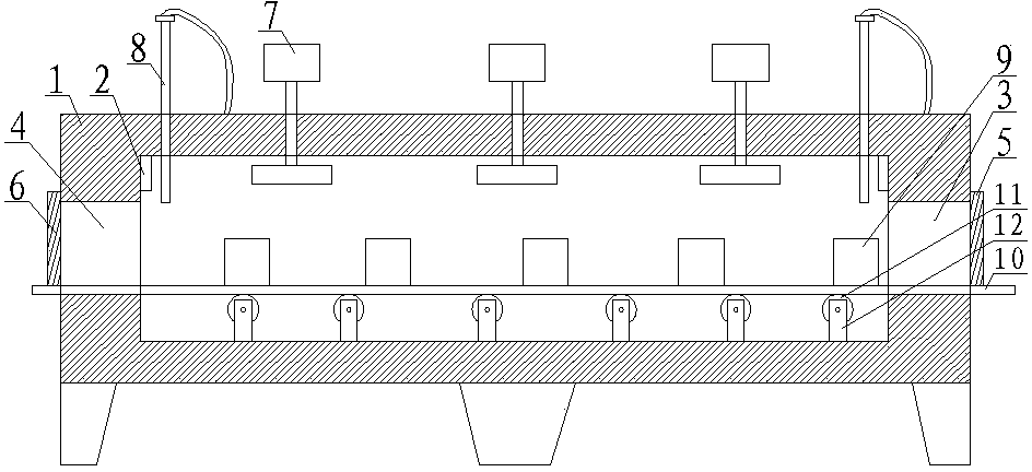 Heating mechanism for forging and pressing aluminum alloy billets