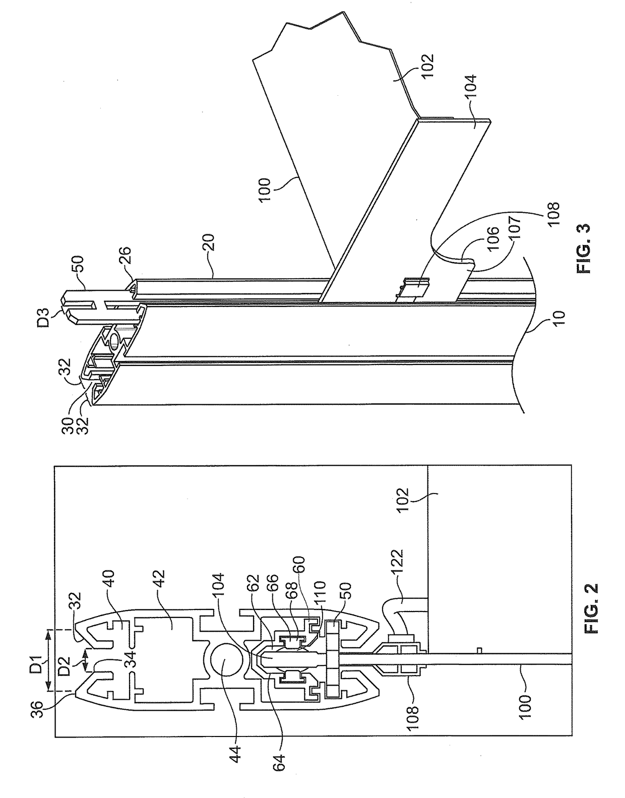 Vertical support for shelving system and shelving system