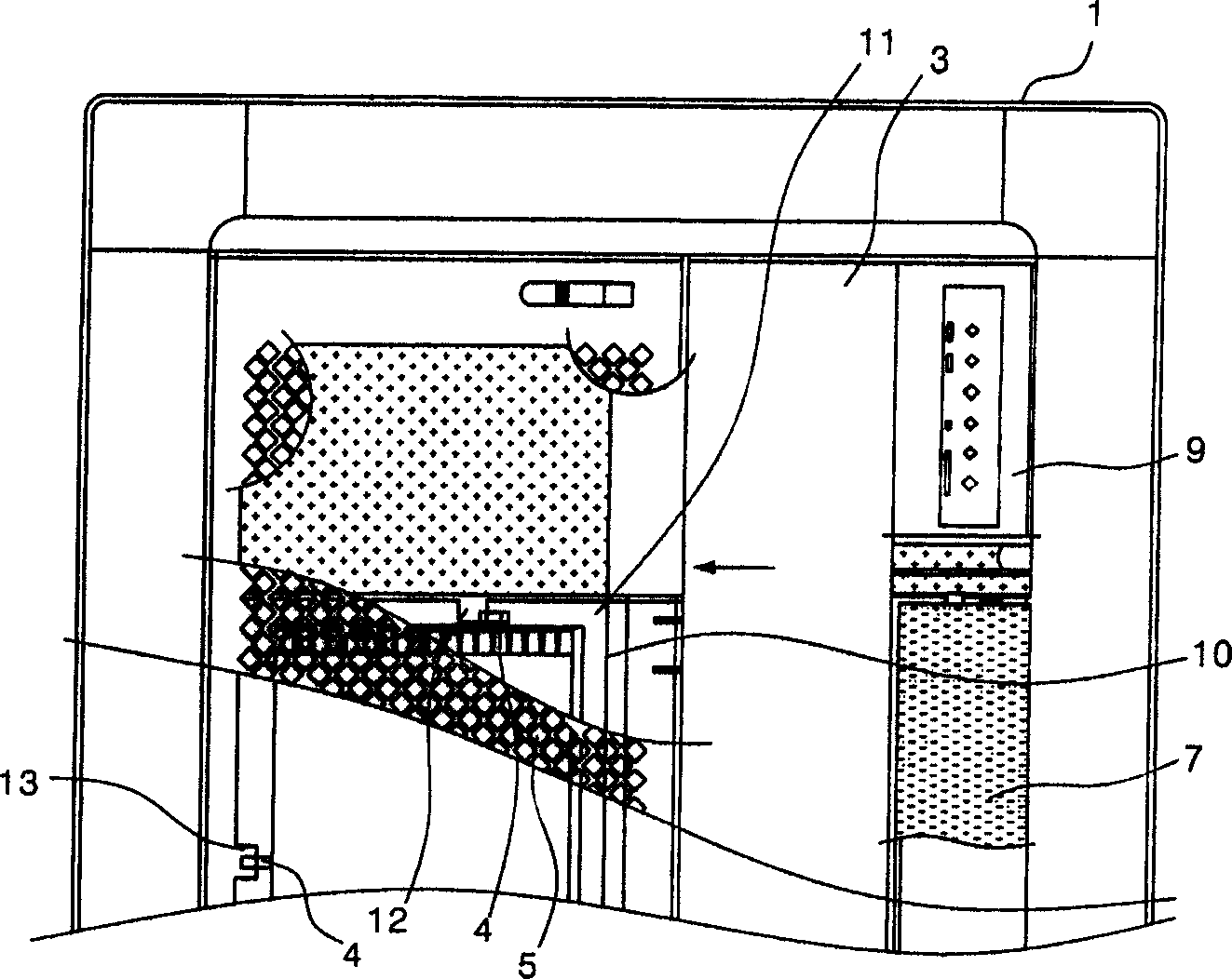 Air filtering net assembling structure for indoor machine of air conditioner