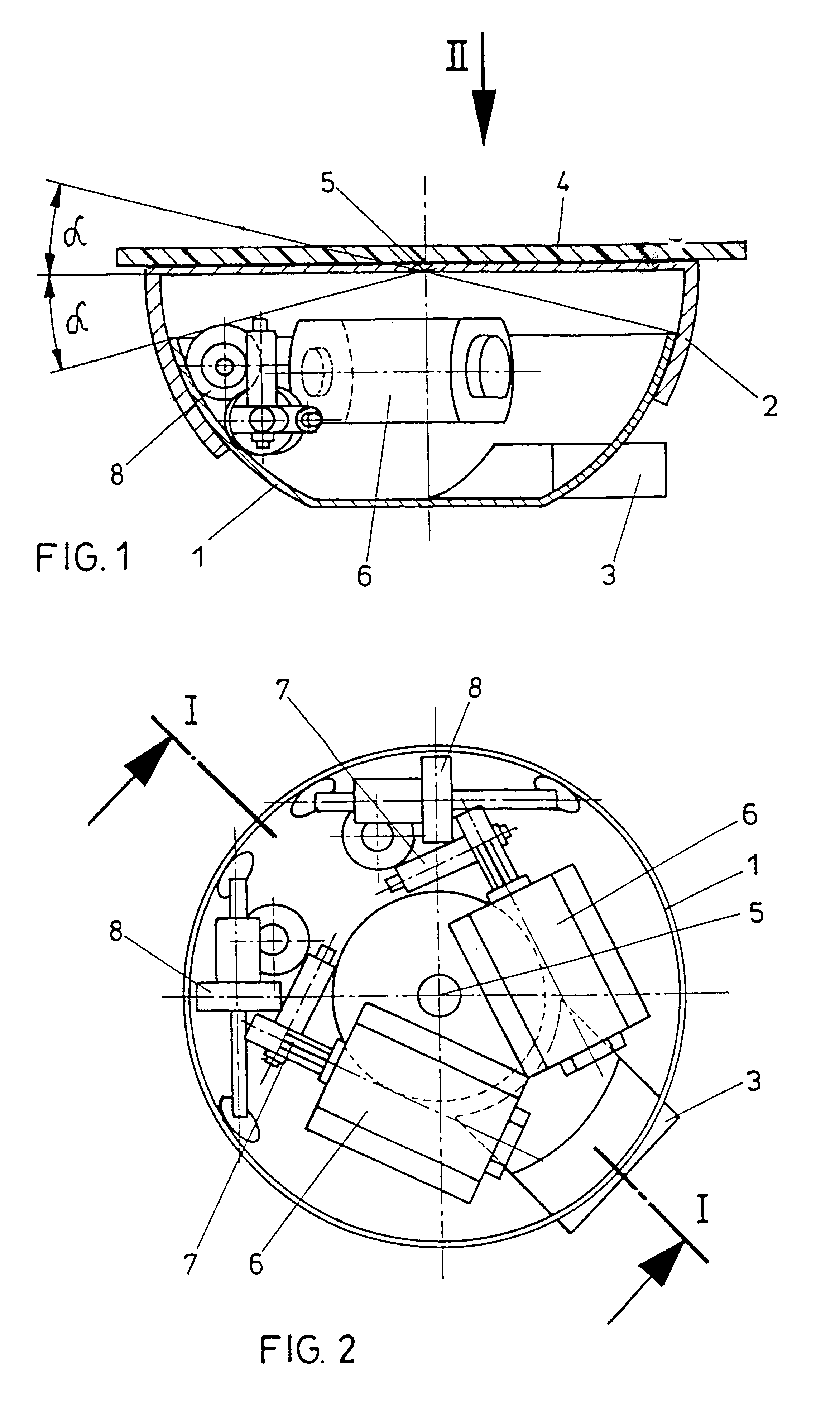 Adjustable rear-view mirror for a vehicle