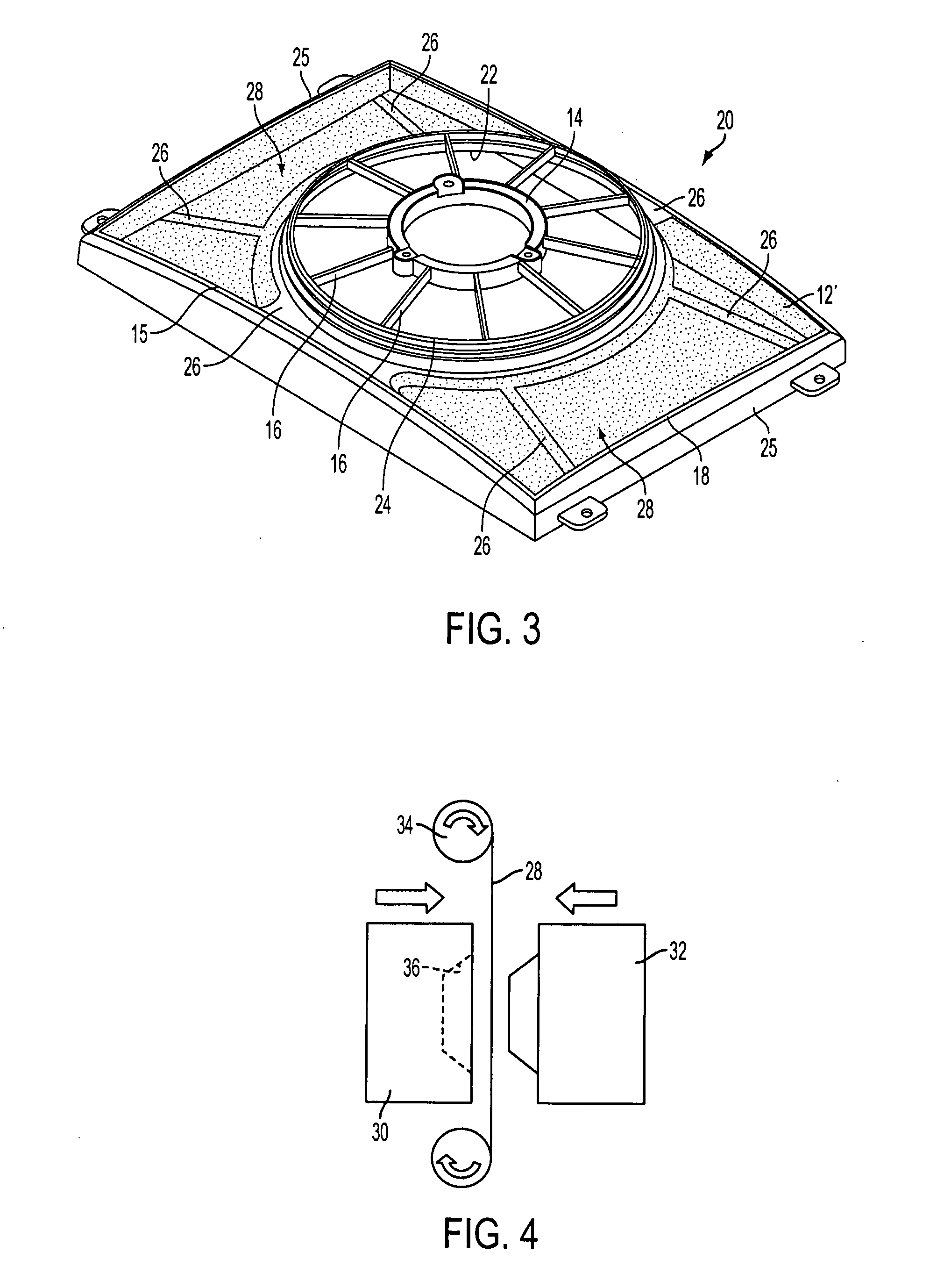 Low mass fan shroud with integrated membrane barrier