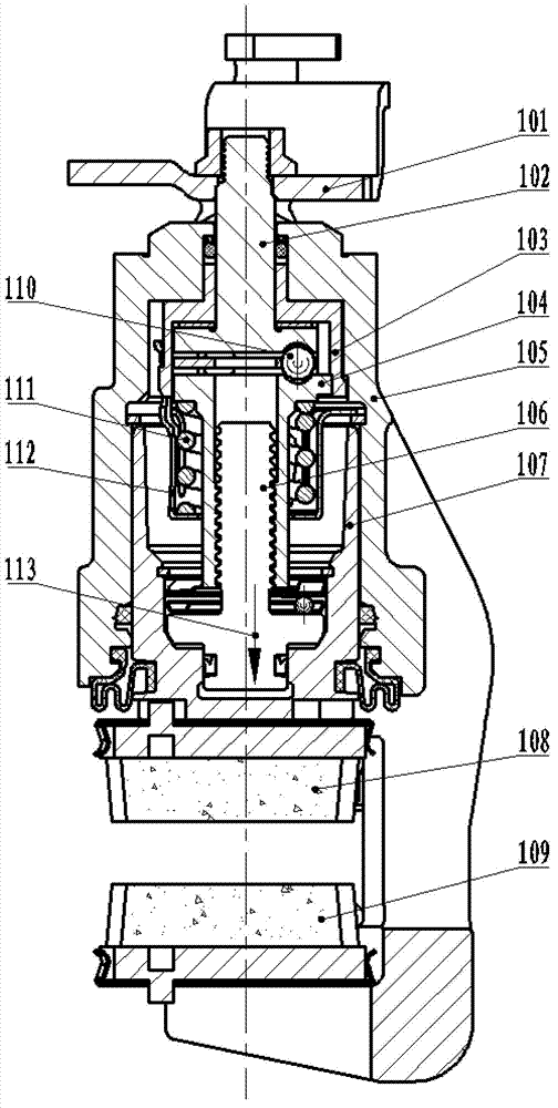 Brake caliper with parking brake mechanism