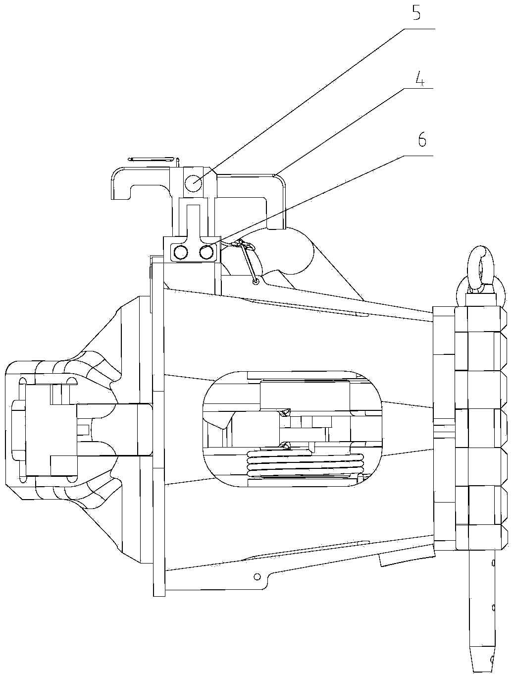 Auxiliary coupling device for transition car coupler