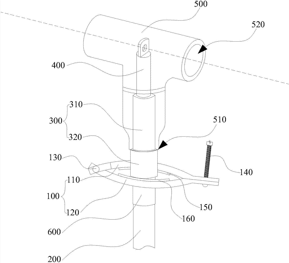 Cable stress body fixing apparatus and assembling method for cable and separable cable connector