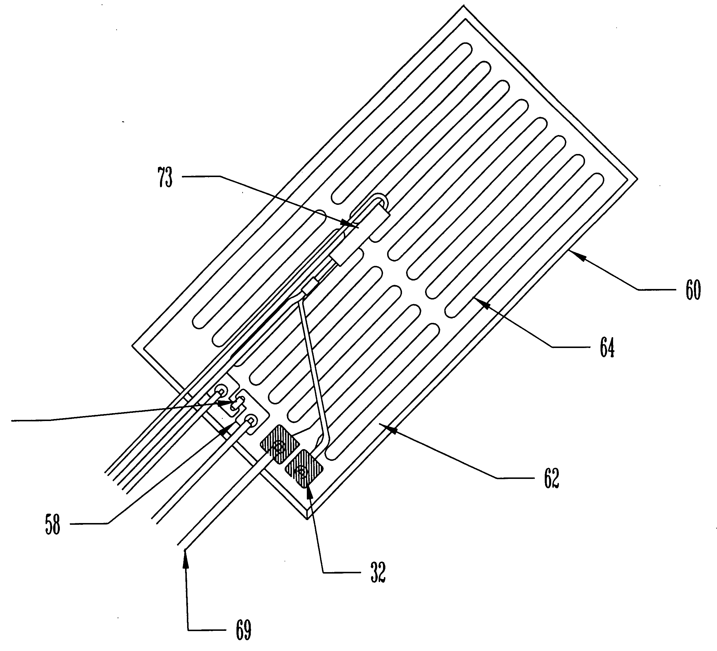 Internal handlebar heater