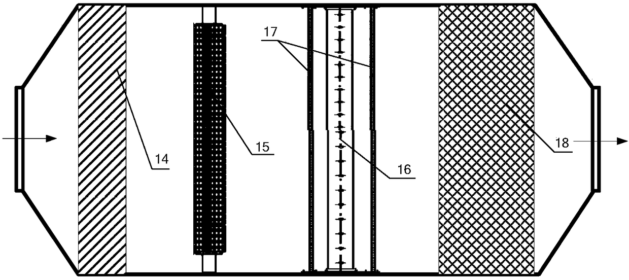 Dimethylamine waste gas treatment device and process in synthetic leather industry