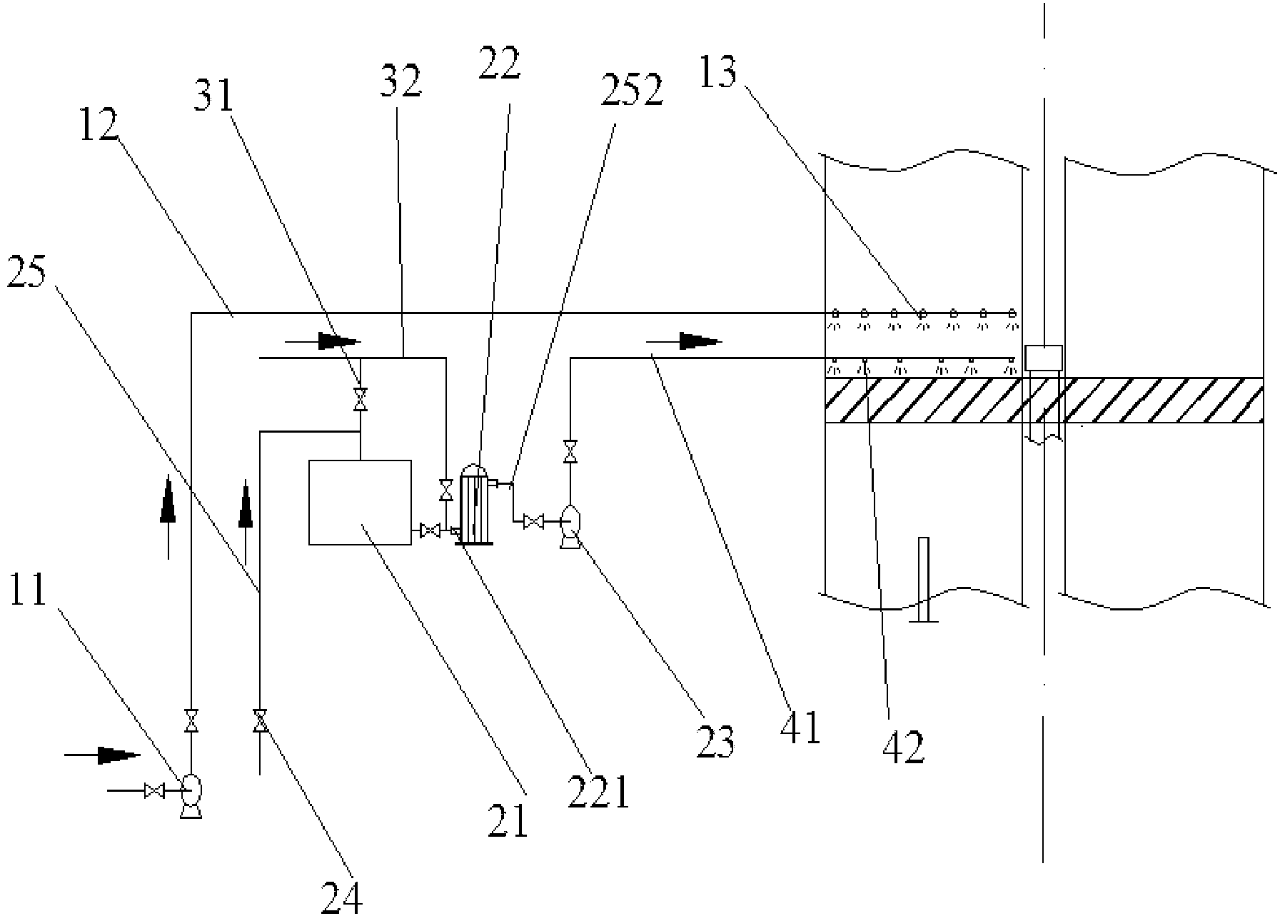 Cleaning and anti-scaling process without shut-down of gas-gas heater (GGH) and device thereof