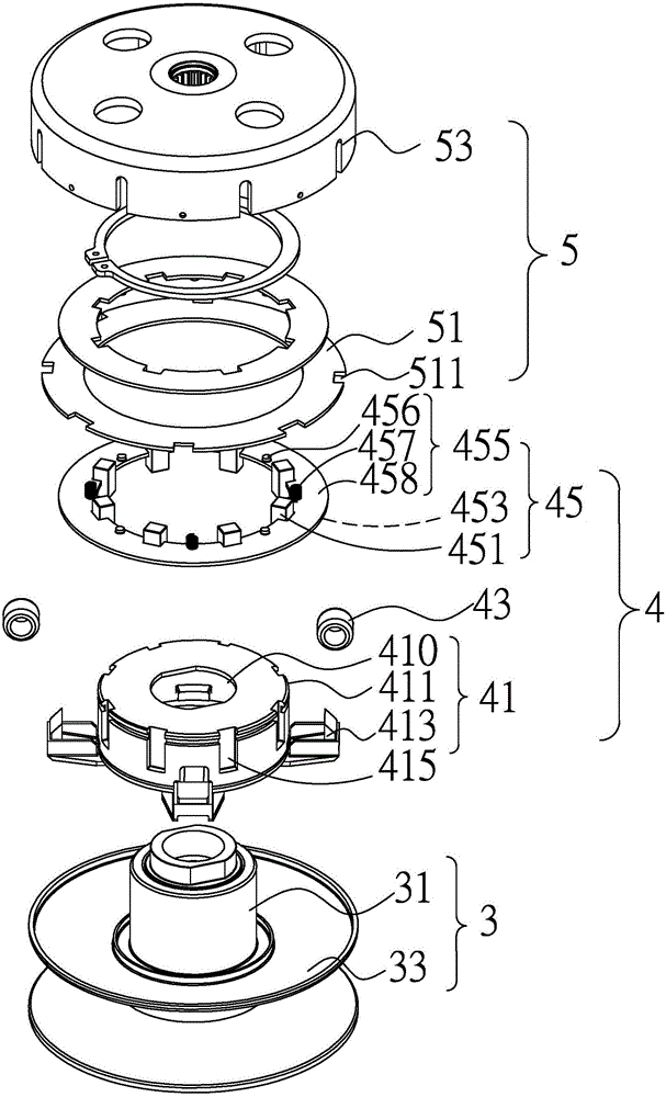 Saddle-Ride Type Vehicular Dry Clutch Having Passive Clutch Disc Of Co-Axial Fixed Plane Contact