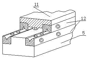 Speed-adjustable permanent magnet inductive worm and wormwheel transmission device