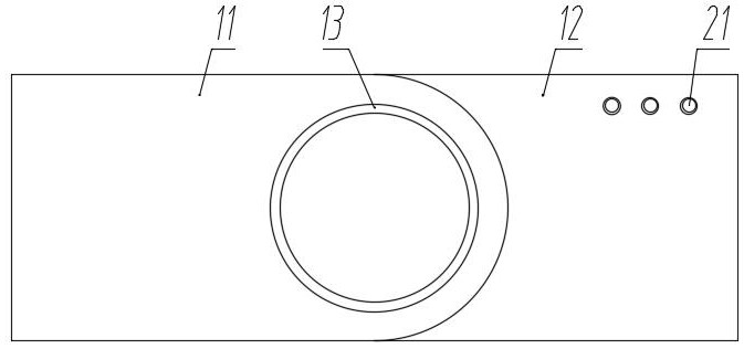 A hygienic cleaning device for ophthalmic medical operation