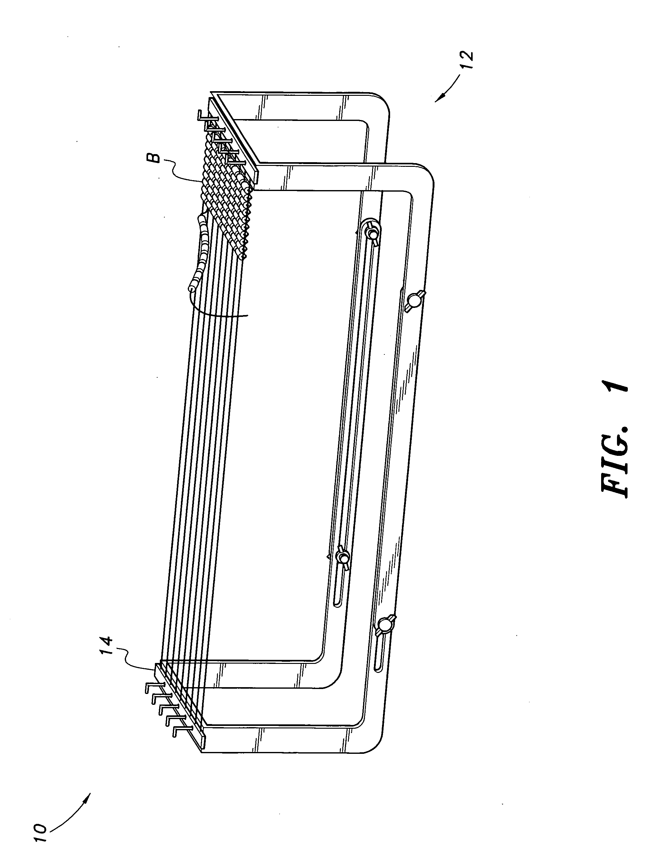 Beading loom with removable warp thread cartridge