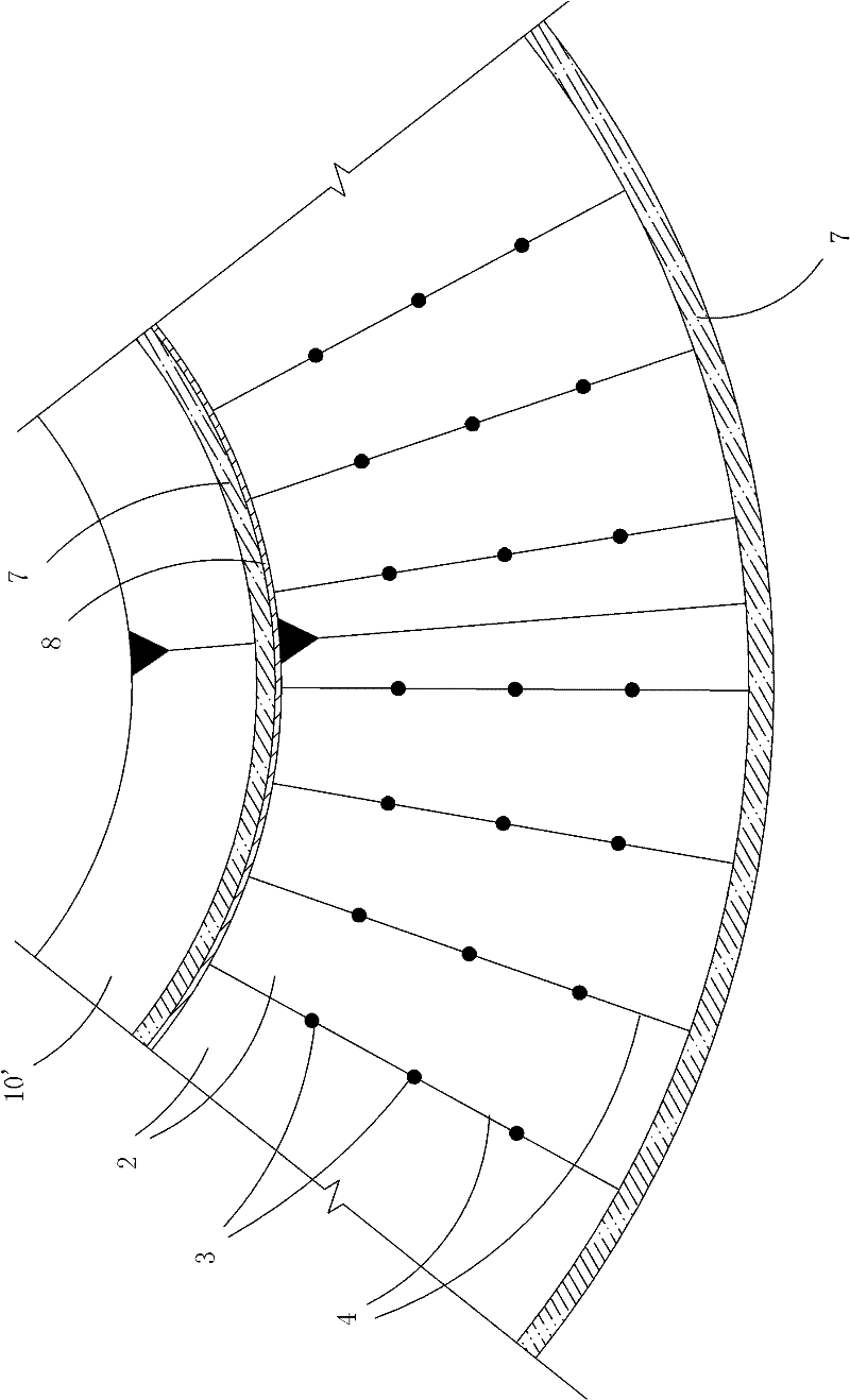 Weathering preventing and reinforcing method and structure of mudstone side slope of waste residue storage yard