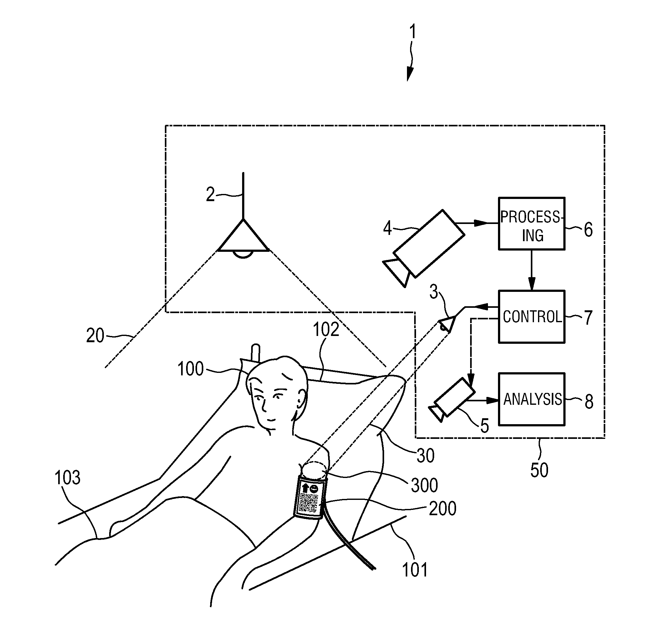 System and method for determining vital sign information