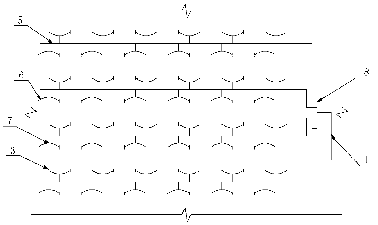 Positive and negative pressure combined vacuum preloading soft foundation reinforcing system and method