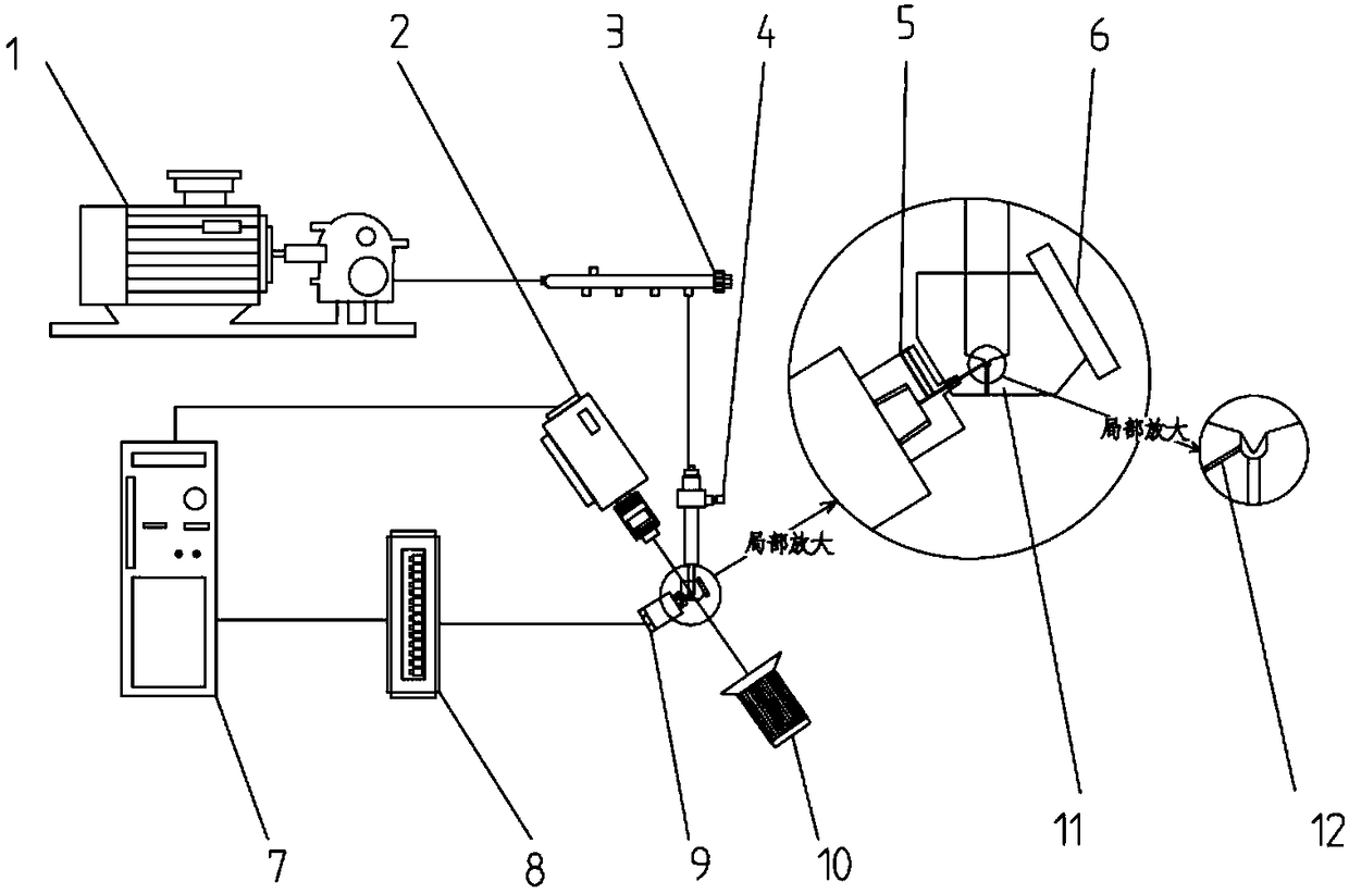 Measuring device for injection hole pressure of engine fuel oil injection system