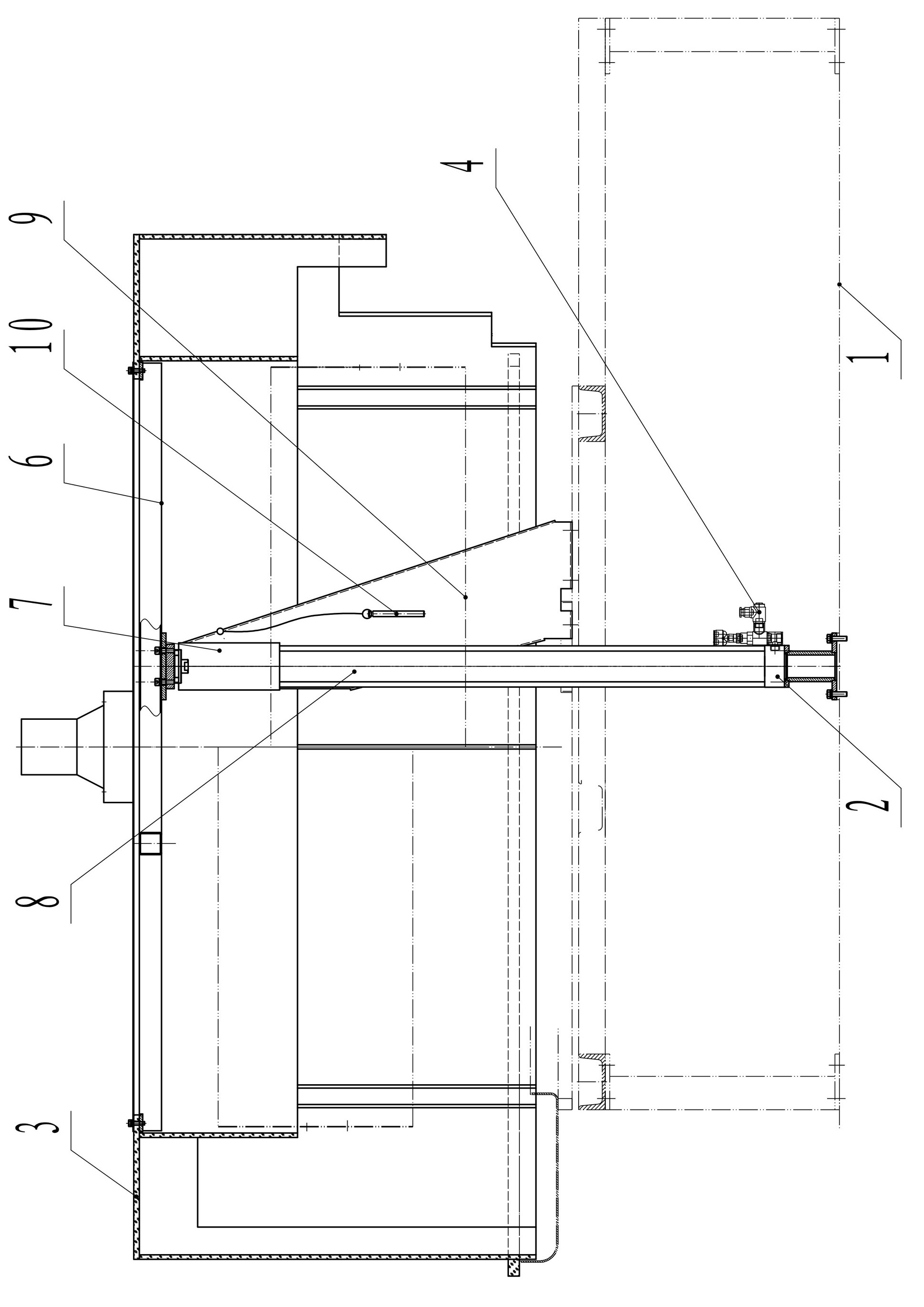 Protective device for cleaning machine