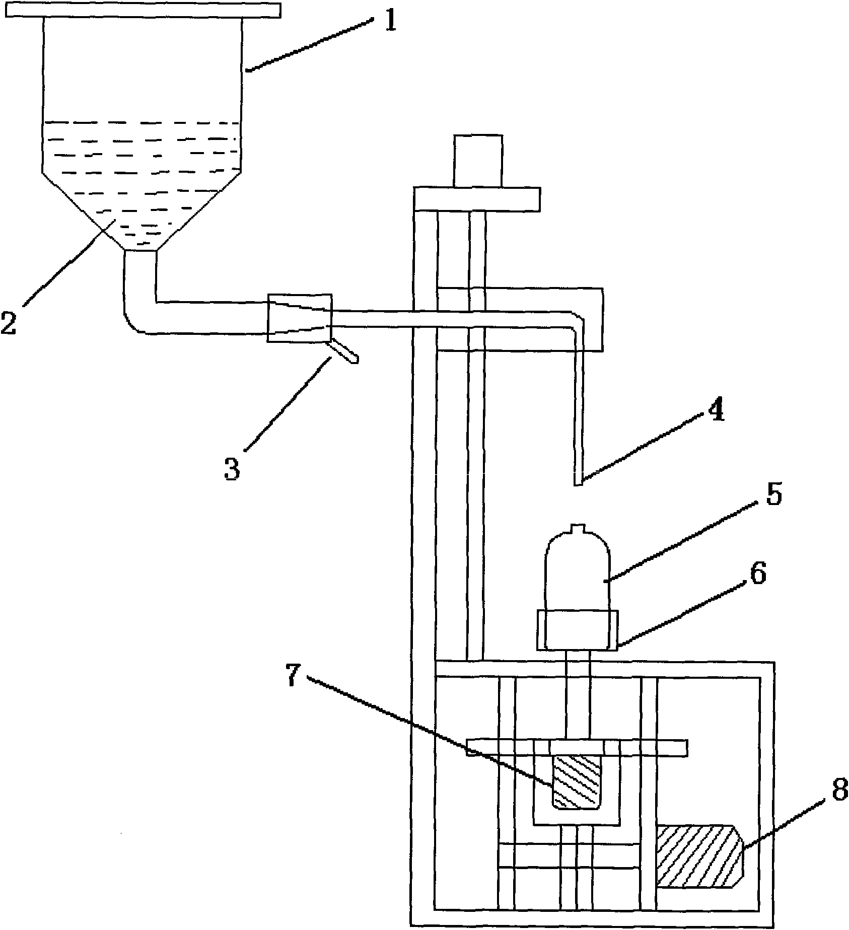 Wave spiral multiphase cosmetic filling device and filling method